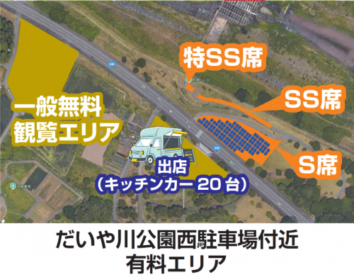 第３回日光花火大会　【駐車場付き特別観覧桟敷席チケット】
